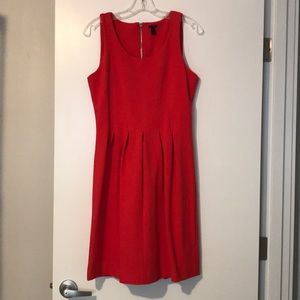 J. Crew red dress